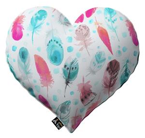 Dekoracyjna poduszka z piórkami Heart of Love