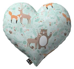 Miękka poduszka dla dzieci Heart of Love z motywem leśnym