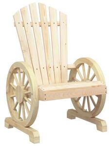 Krzesła ogrodowe adirondack, 4 szt., lite drewno jodłowe