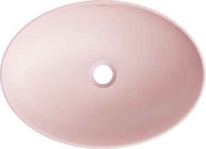 Mexen Cornelia umywalka nablatowa 50 x 37 cm, różowa mat - 21885044