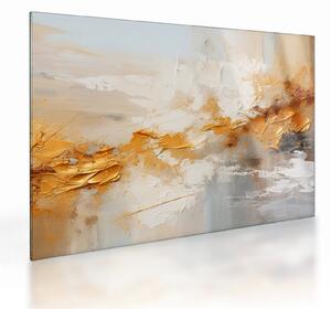 Obraz na szkle - Złota tekstura (70x50 cm)