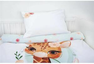 Herding Dziecięca pościel flanelowa do łóżeczka Giraffe, 100 x 135 cm, 40 x 60 cm
