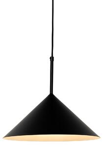 Designerska lampa wisząca czarna - Triangolo