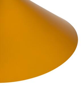 Designerska lampa wisząca żółta - Triangolo Oswietlenie wewnetrzne