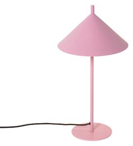 Designerska lampa stołowa w kolorze różowym - Triangolo Oswietlenie wewnetrzne