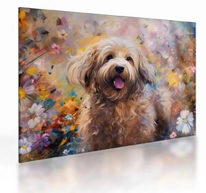Obraz na szkle - Happy Dog II. (70x50 cm)