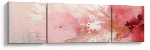 Obraz - Różowa abstrakcja (170x50 cm)