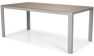 Duży stół ogrodowy dla 8 osób z aluminium MODENA 180 - Srebrny