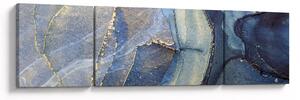 Obraz - Abstrakcja z użyciem tuszu alkoholowego (170x50 cm)