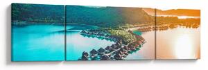Obraz - Bora Bora (170x50 cm)