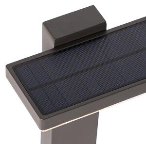 Zewnetrzna Słupek zewnętrzny ciemnoszary 50 cm z diodami LED i energią słoneczną - Sunnie Oswietlenie zewnetrzne