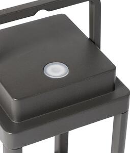 Zewnetrzna Zewnętrzna lampa stołowa ciemnoszara z akumulatorem LED - Yara Oswietlenie zewnetrzne