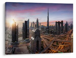 Obraz - Panorama Dubaju (70x50 cm)