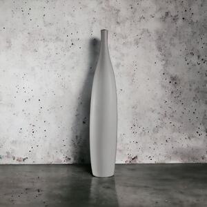 Wazon Biały Wysoki Ceramiczny Dekoracyjny Podłogowy Sevilla - 70cm