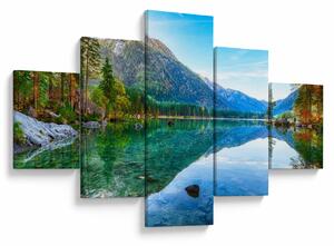 Obraz - Jezioro Hintersee (125x70 cm)