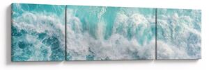 Obraz - Widok na fale oceanu (170x50 cm)