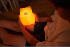 Lampka nocna dla dzieci z dźwiękiem bezprzewodowa brązowa miś chrapuś LED 1.2W Mary's