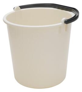 Beżowe wiadro plastikowe 9 l – Addis