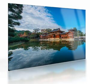 Obraz na szkle - Świątynia Byodo-in, Japonia (70x50 cm)