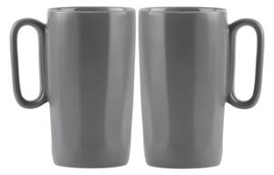 Szare kamionkowe kubki zestaw 2 szt. 330 ml Fuori – Vialli Design