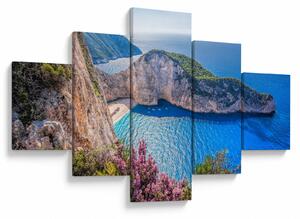 Obraz - Plaża Navagio, Grecja (125x70 cm)
