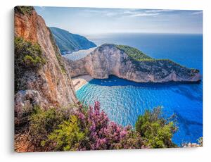 Obraz - Plaża Navagio, Grecja (70x50 cm)