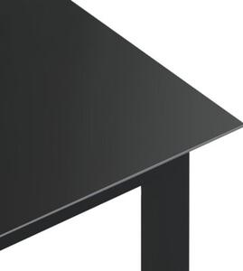 Zestaw Mebli Ogrodowych Komplet Jadalniany 5-Częściowy Antracytowy Aluminium Na Taras Balkon Ogród