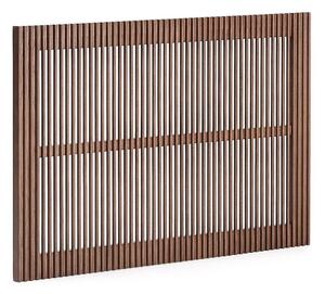 Zagłówek z litego drewna jesionowego w ciemnym naturalnym kolorze 105x70 cm Beyla – Kave Home