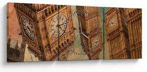 Obraz - Big Ben, Londyn (z zegarem) (90x30 cm)