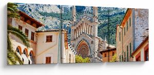 Obraz - Sóller, Majorka (z zegarem) (90x30 cm)