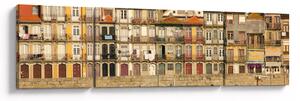 Obraz - Dzielnica Waterfront, Portugalia (170x50 cm)