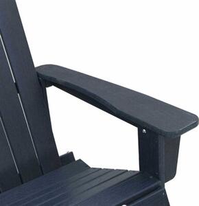 Fotel bujany adirondack granatowy 92 x 73,5 x 92 cm hdpe