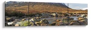 Obraz - Góra z rzeką (170x50 cm)