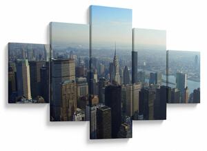 Obraz - Manhattan za dnia (125x70 cm)