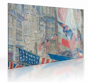 Obraz na szkle - Childe Hassam, Allies day, reprodukcje (70x50 cm)