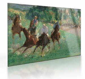 Obraz na szkle - Edouard Manet, At the Races, reprodukcje (70x50 cm)