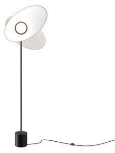 Lampa stojąca podłogowa dekoracyjna czarno-biała regulowane abażury LED 12W EVOLUTION Maytoni