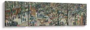 Obraz - Camille Pissarro, Boulevard des Italiens, Morning, Sunlight, reprodukcje (170x50 cm)