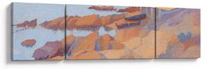 Obraz - Henri Edmond Cross, Calanque des Antibois, reprodukcje (170x50 cm)