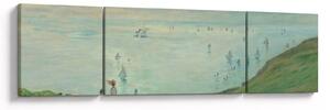 Obraz - Henri Fantin-Latour, Cliffs at Pourville, reprodukcje (170x50 cm)
