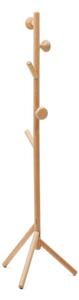 Wieszak z litego drewna bukowego w naturalnym kolorze 46x170 cm Nadue – Kave Home