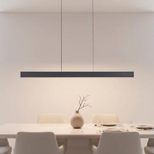 JUST LIGHT. GmbH Lampa wisząca Adina, czarny, salon / jadalnia, aluminium, nowoczesny