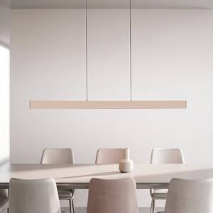 JUST LIGHT. GmbH Lampa wisząca Adina, kremowy / amber, salon / jadalnia, aluminium, nowoczesny