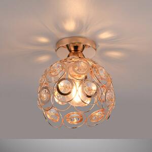 JUST LIGHT. GmbH Lampa sufitowa Tilly, możliwość ściemniania, mosiężny / złoty, salon / jadalnia, metal