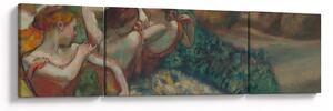 Obraz - Edgar Degas, Four Dancers, reprodukcje (170x50 cm)
