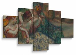 Obraz - Edgar Degas, Four Dancers, reprodukcje (125x70 cm)