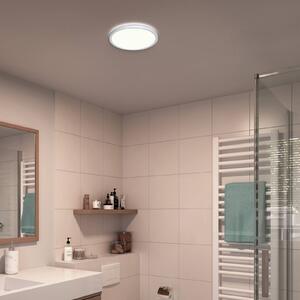 Philips Lampa sufitowa LED SuperSlim, możliwość ściemniania, biały / opal, biuro, tworzywo sztuczne, nowoczesny