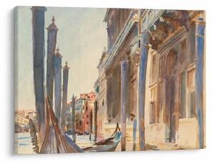 Obraz - John Singer Sargent, Gondola Moorings on the Grand Canal, reprodukcje (70x50 cm)