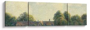 Obraz - Camille Pissarro, Hampton Court Green, reprodukcje (170x50 cm)