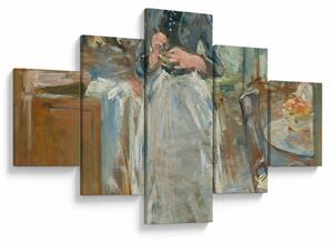 Obraz - Berthe Morisoti, In the Dining Room, reprodukcje (125x70 cm)